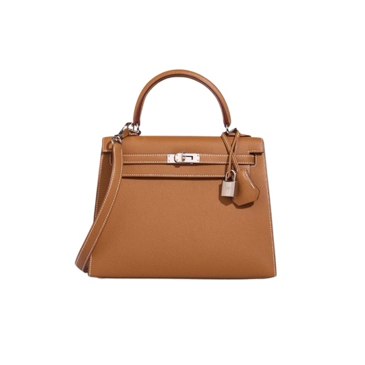 Hermes Kelly 25 Gold Epsom Leather
