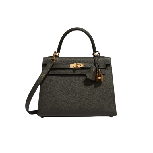 Hermes Kelly 25 Vert de Gris Epsom Leather