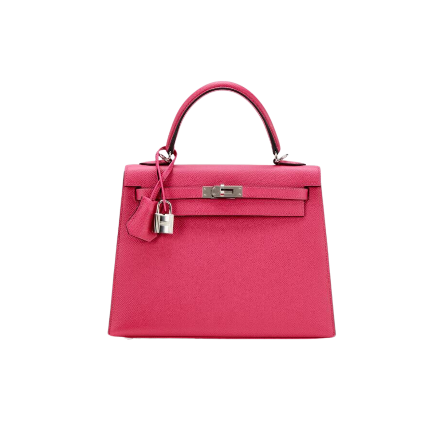 Hermes Kelly 25 Rose Mexico Epsom Leather