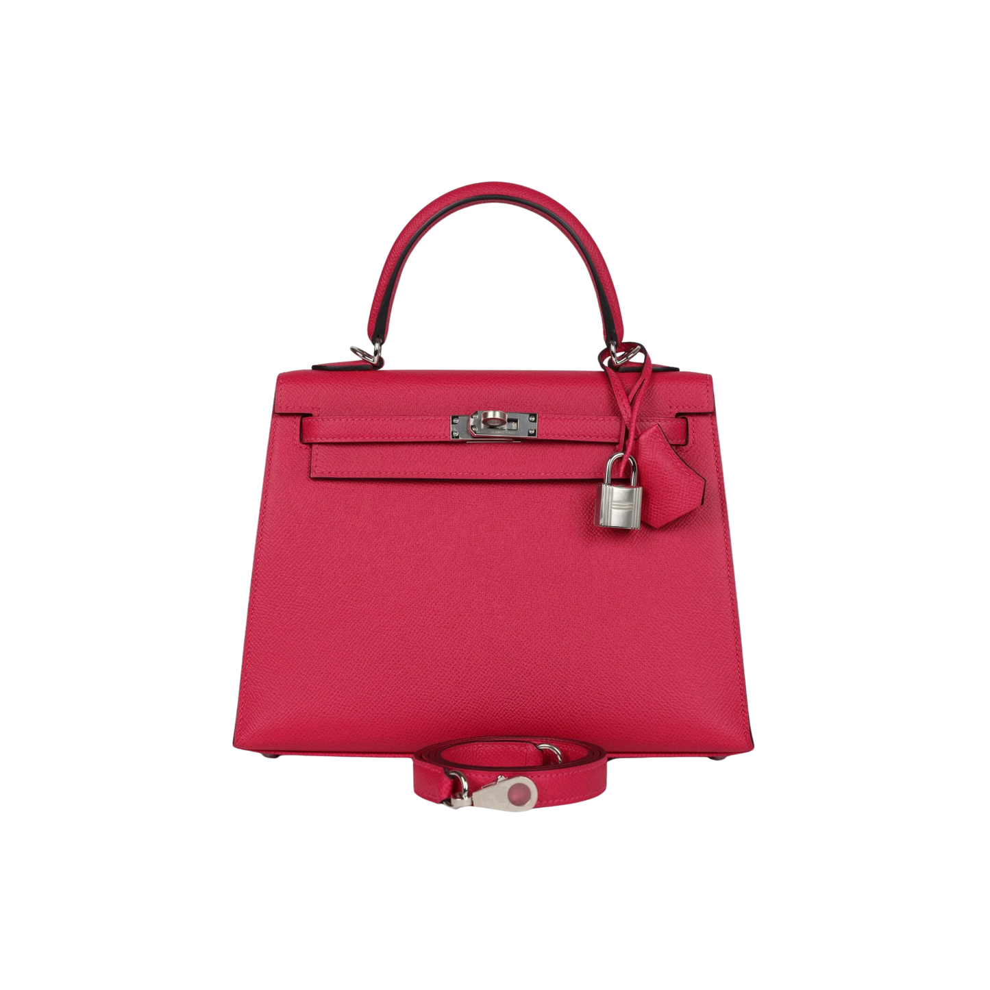 Hermes Kelly 25 Framboise Epsom Leather