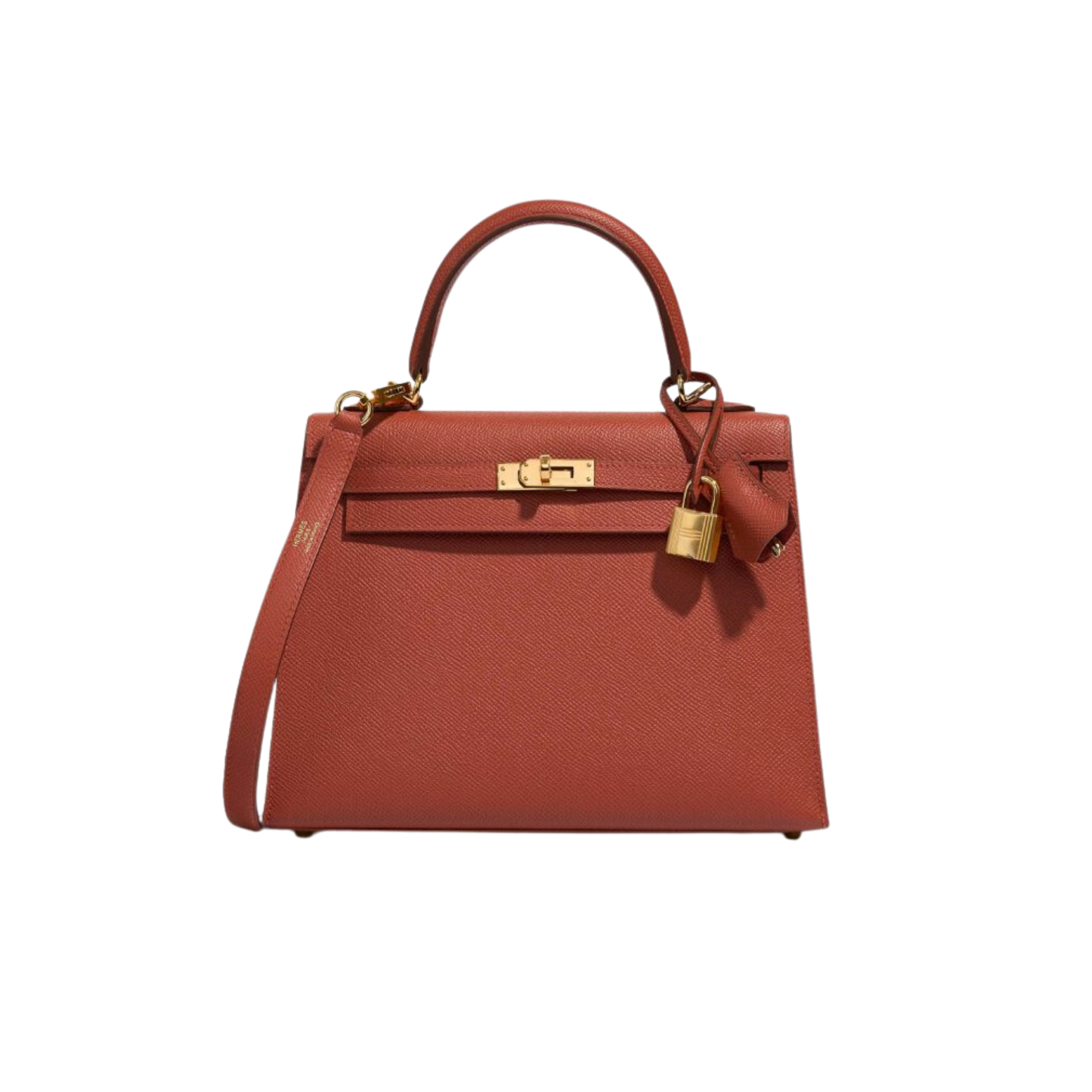 Hermes Kelly 25 Rouge Venitien Epsom Leather