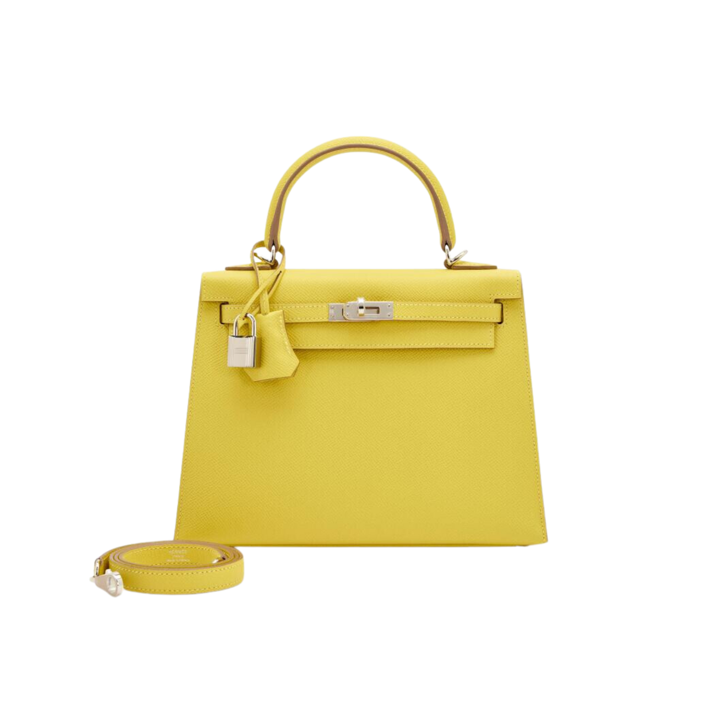 Hermes Kelly 25 Lime Epsom Leather