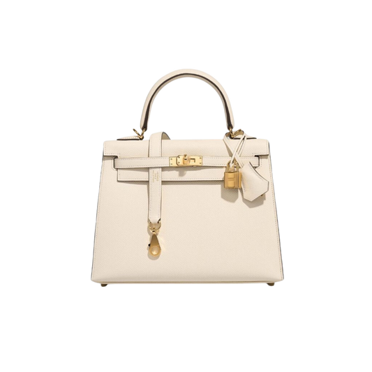 Hermes Kelly 25 Nata Epsom Leather