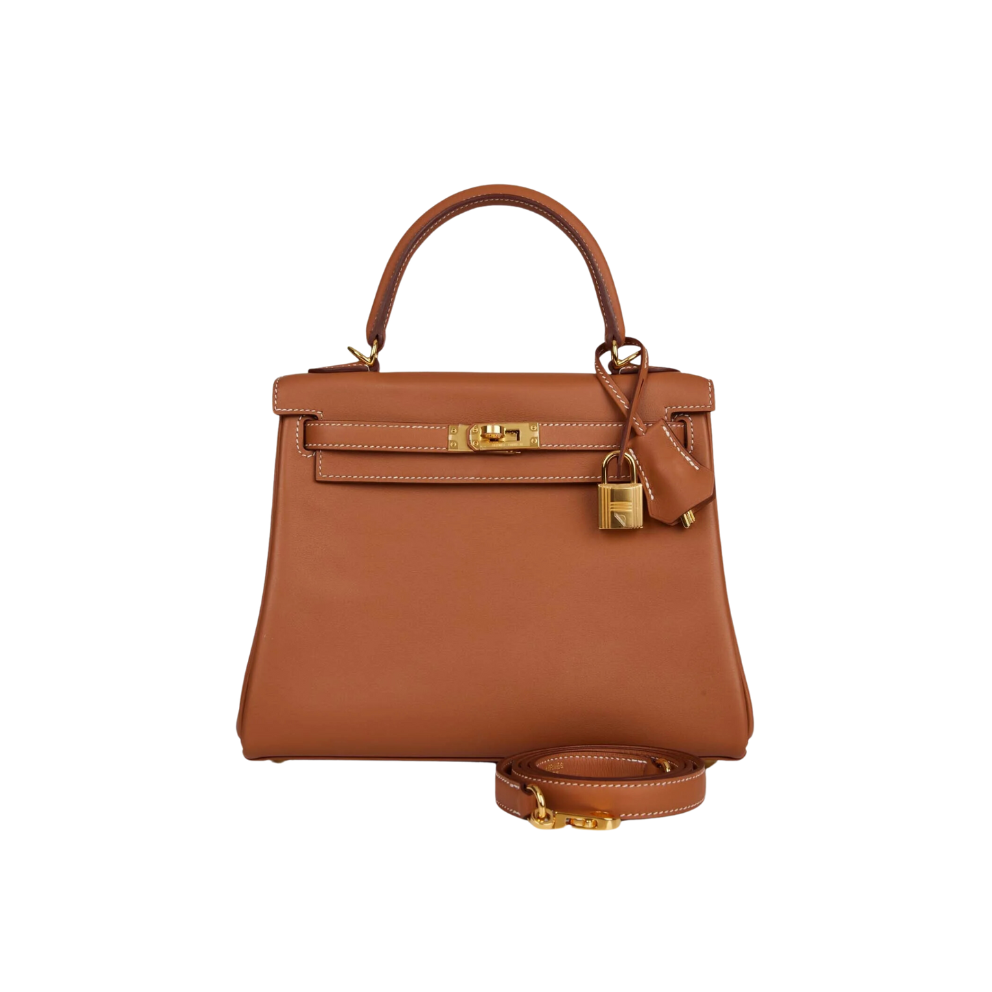 Hermes Kelly 25 Gold Swift Leather