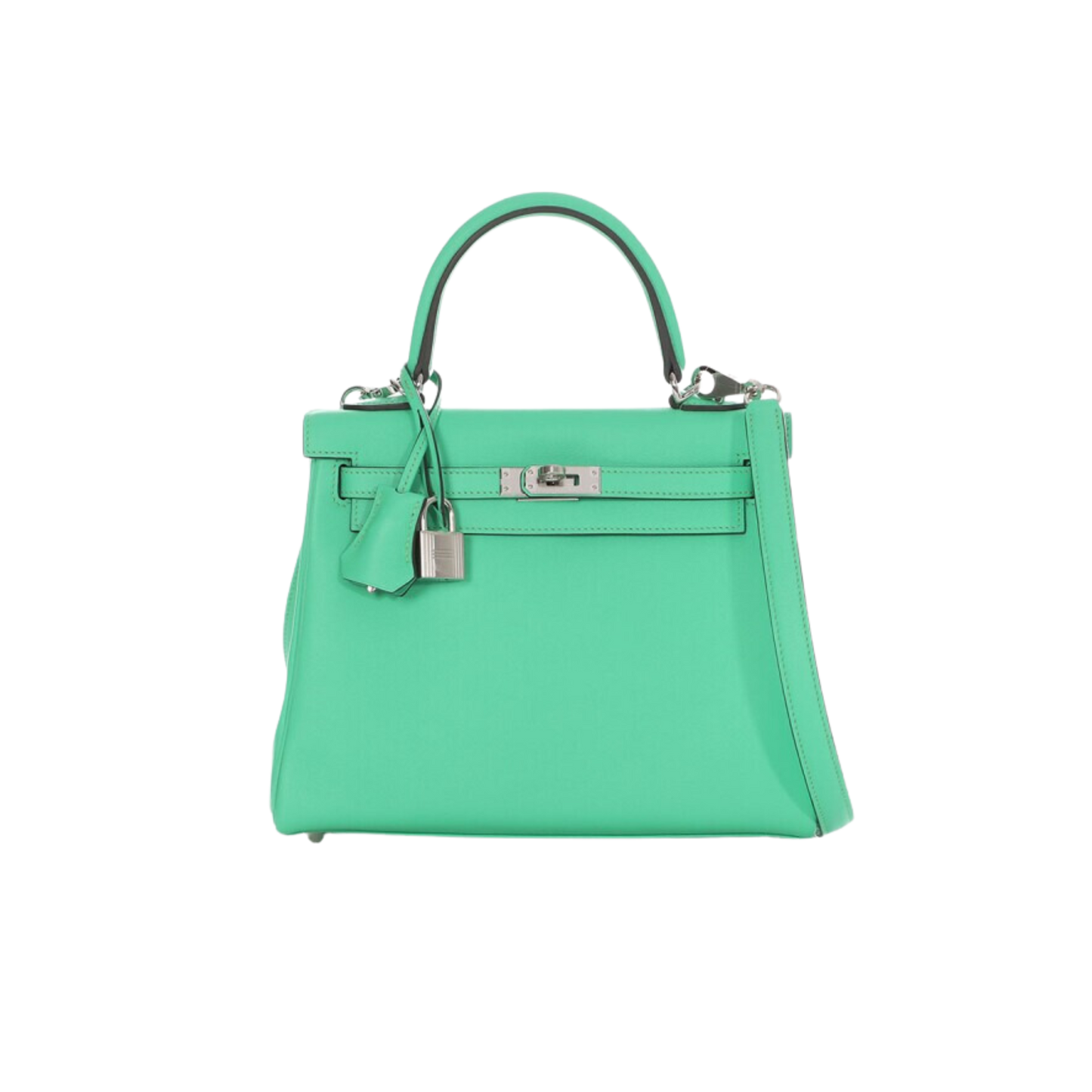 Hermes Kelly 25 Vert Comics Swift Leather