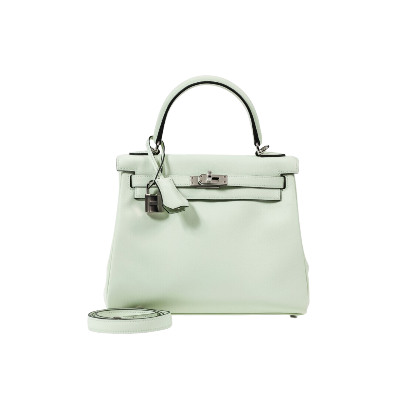 Hermes Kelly 25 Vert Fizz Swift Leather