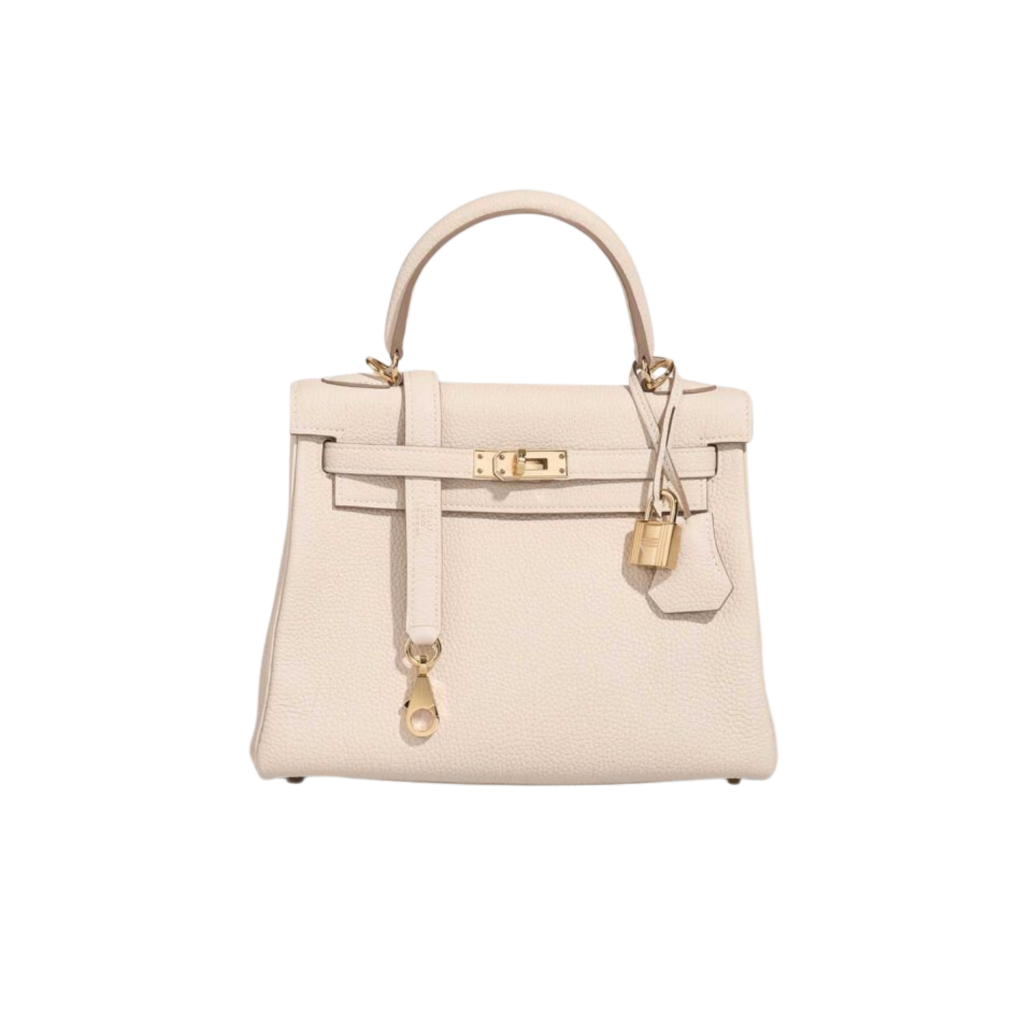 Hermes Kelly 25 Craie Togo Leather
