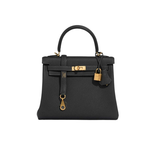 Hermes Kelly 25 Caban Togo Leather