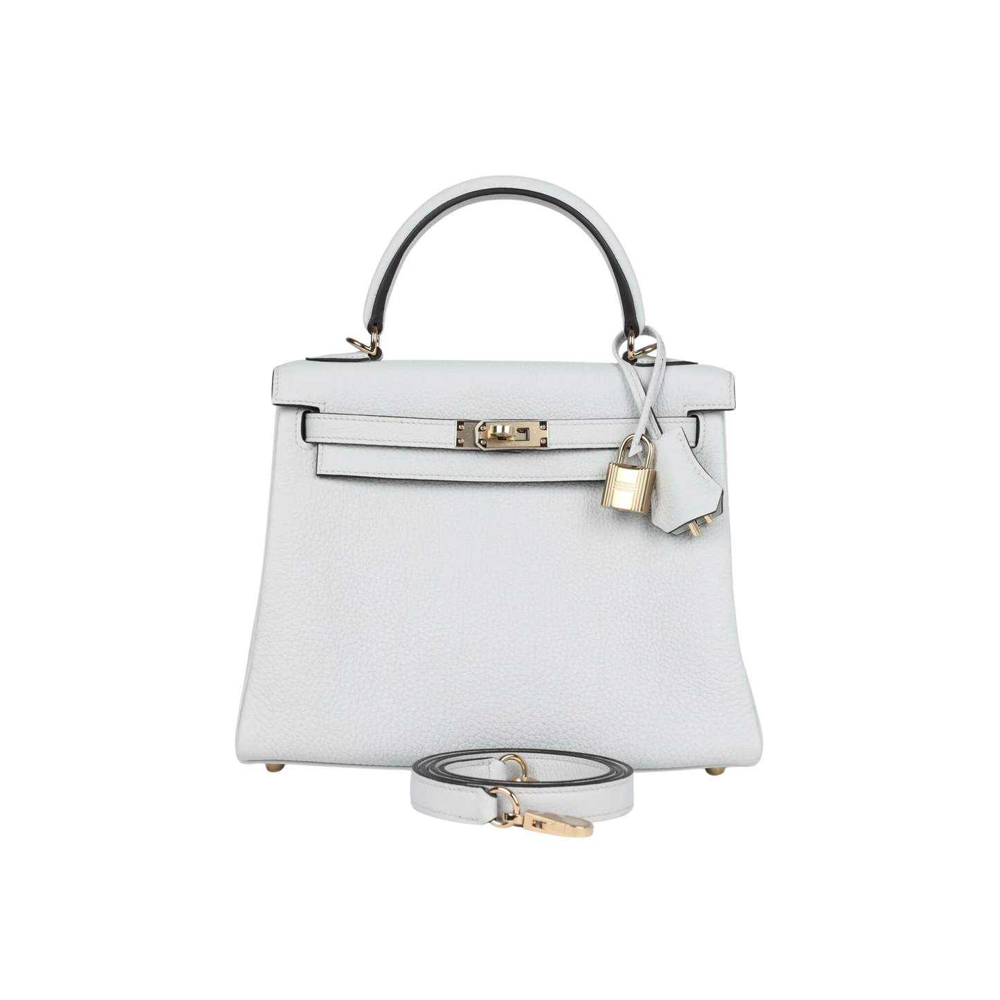 Hermes Kelly 25 Gris Platine Togo Leather