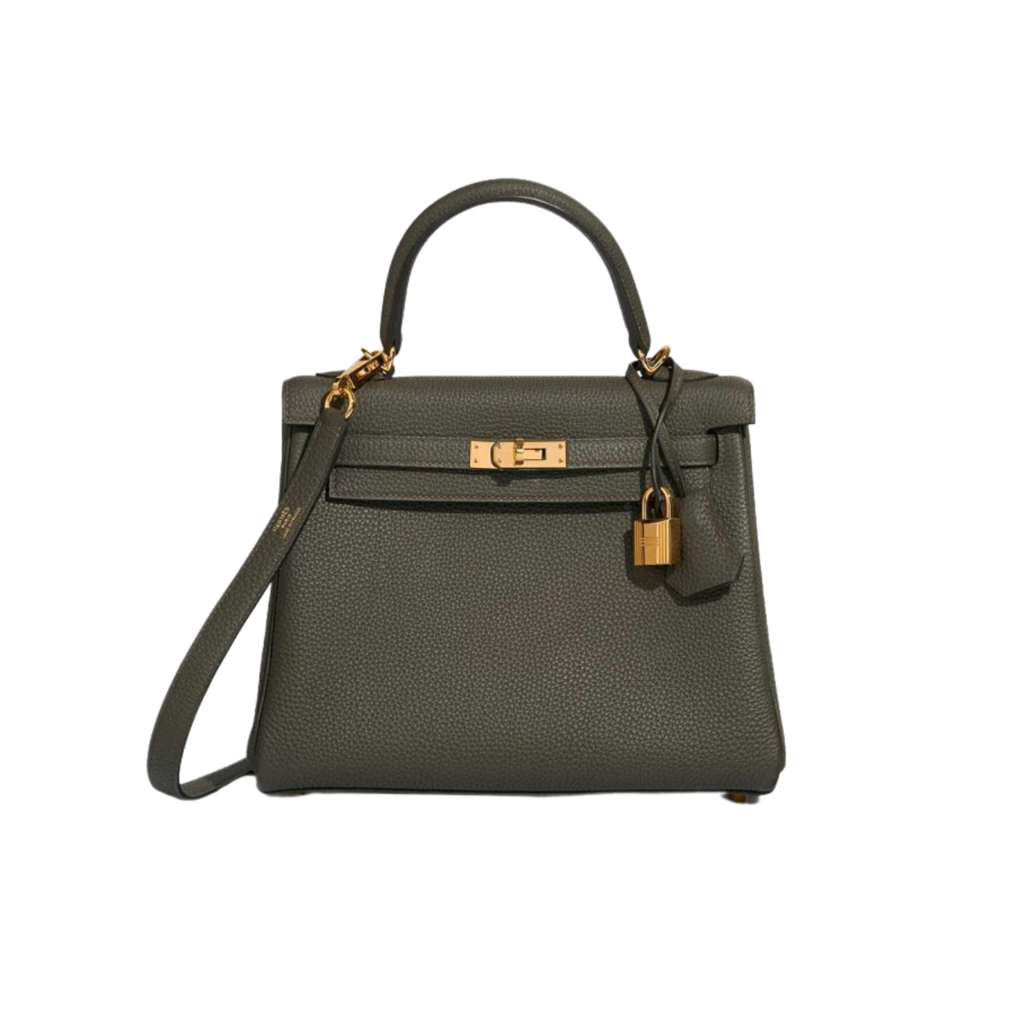 Hermes Kelly 25 Vert de Gris Togo Leather