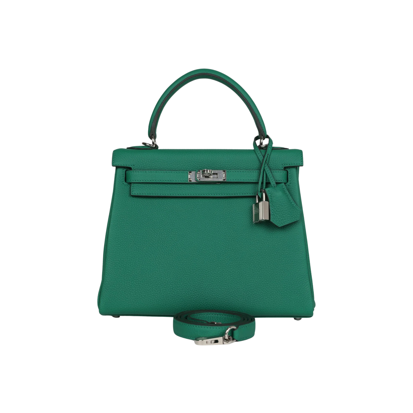 Hermes Kelly 25 Vert Vertigo Togo Leather