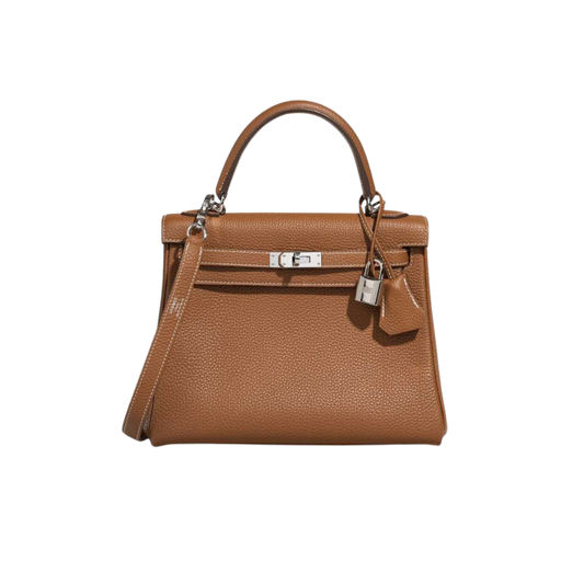 Hermes Kelly 25 Gold Togo Leather