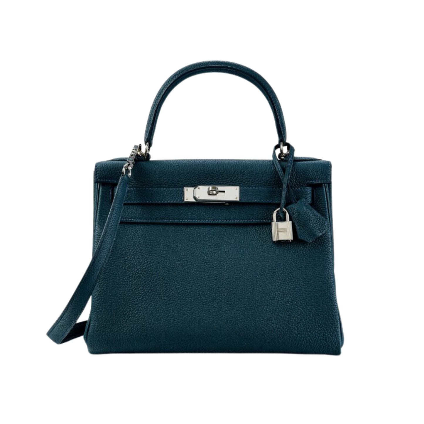 Hermes Kelly 28 Vert Cypres Togo Leather