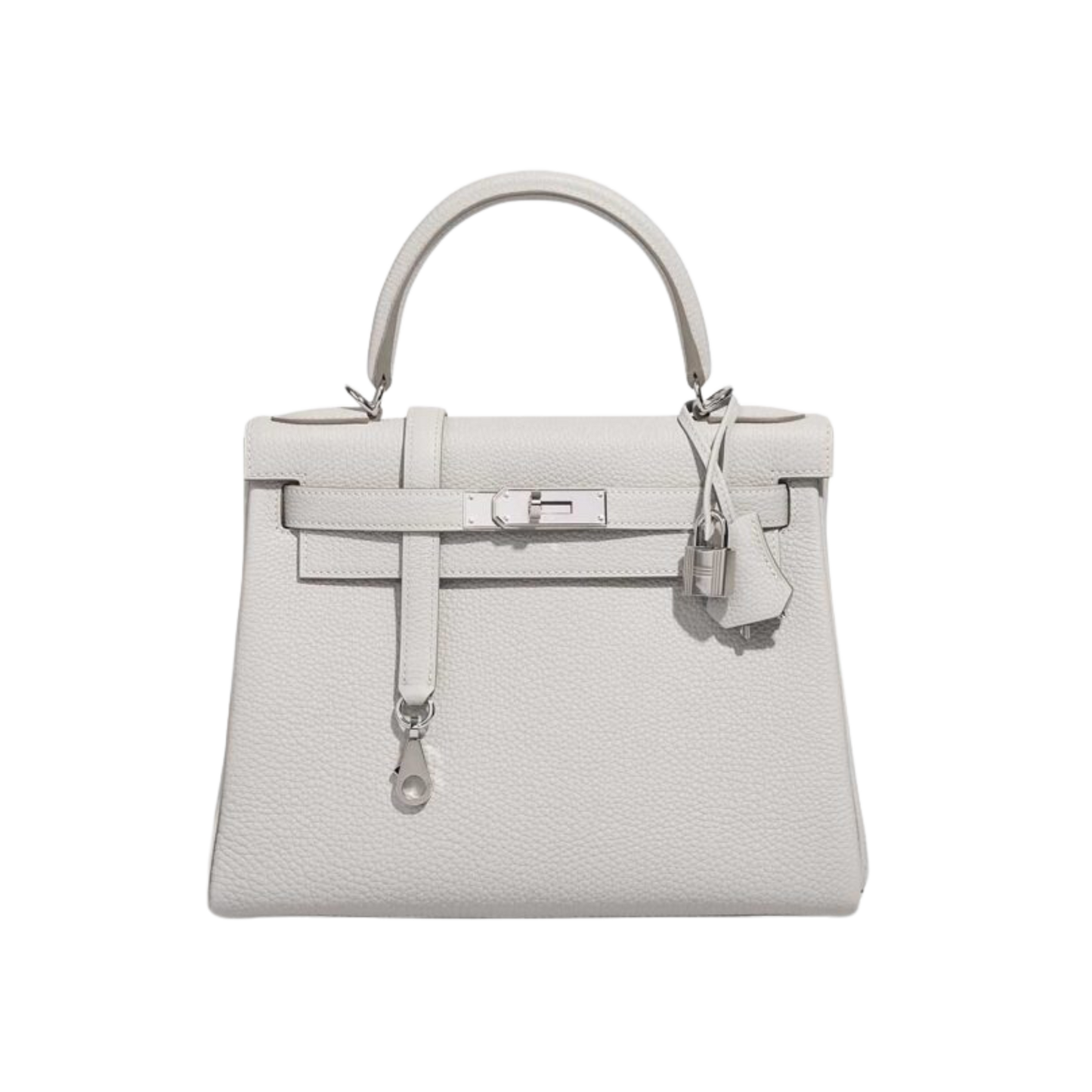 Hermes Kelly 28 Gris Pale Togo Leather