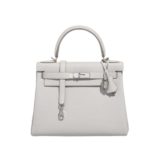 Hermes Kelly 28 Gris Pale Togo Leather