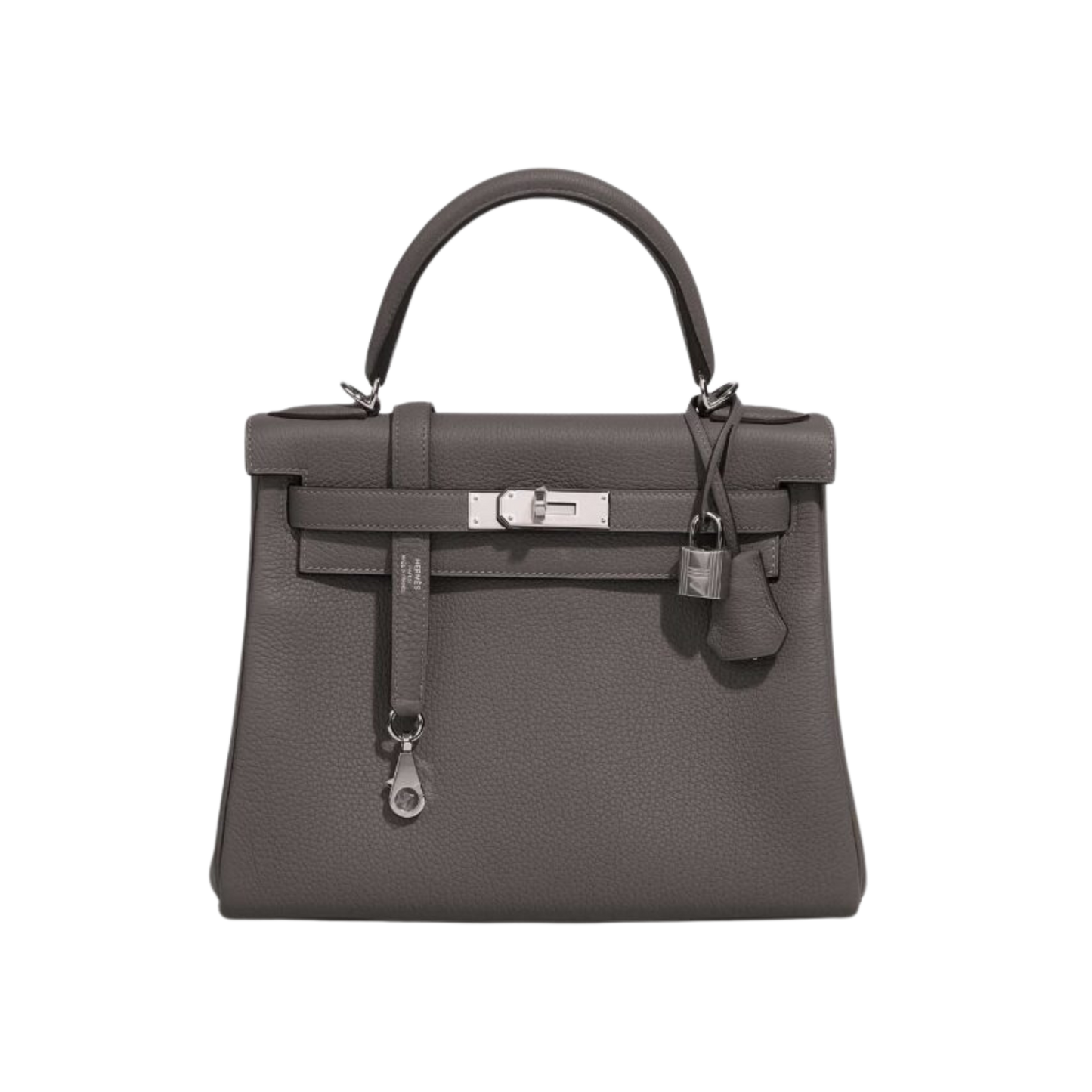 Hermes Kelly 28 Gris Meyer Togo Leather
