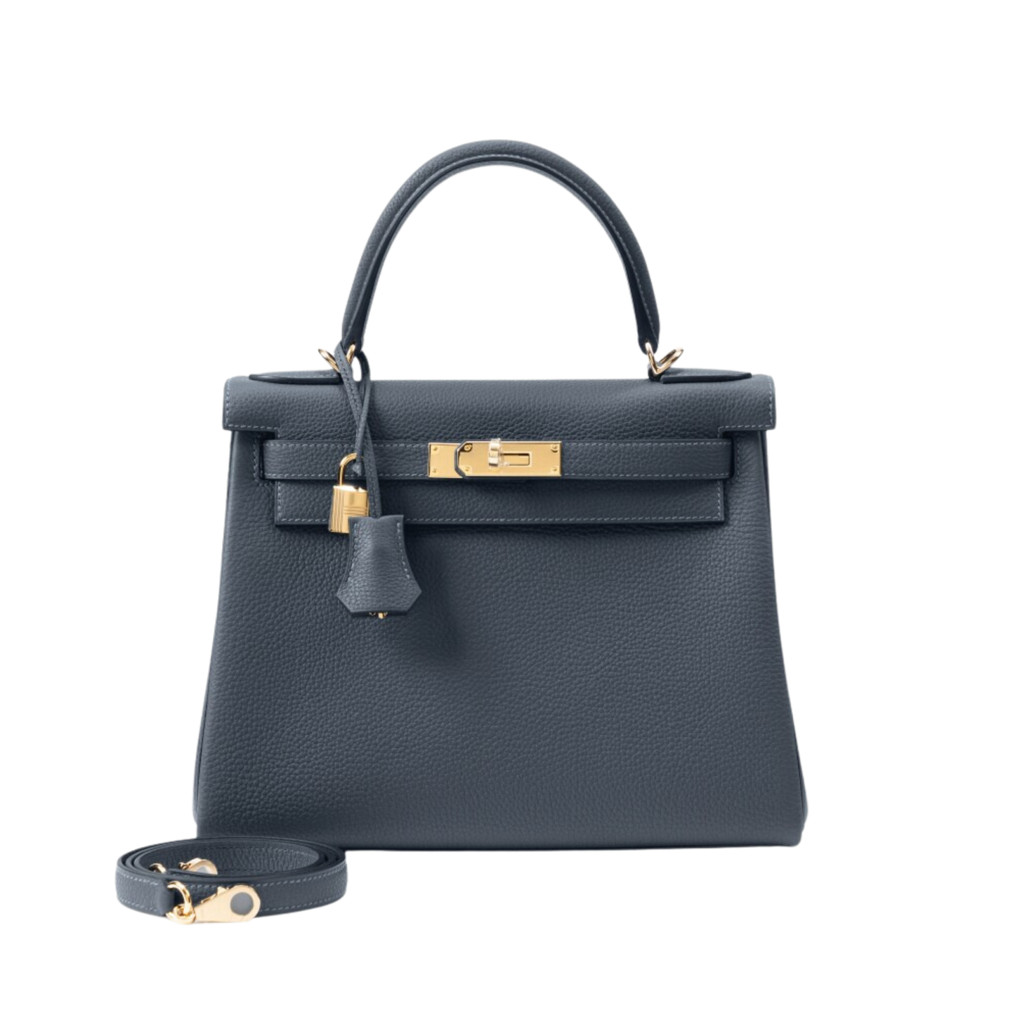 Hermes Kelly 28 Gris Misty Togo Leather