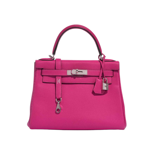 Hermes Kelly 28 Rose Pourpre Togo Leather