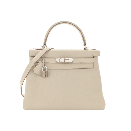 Hermes Kelly 28 Beton Togo Leather