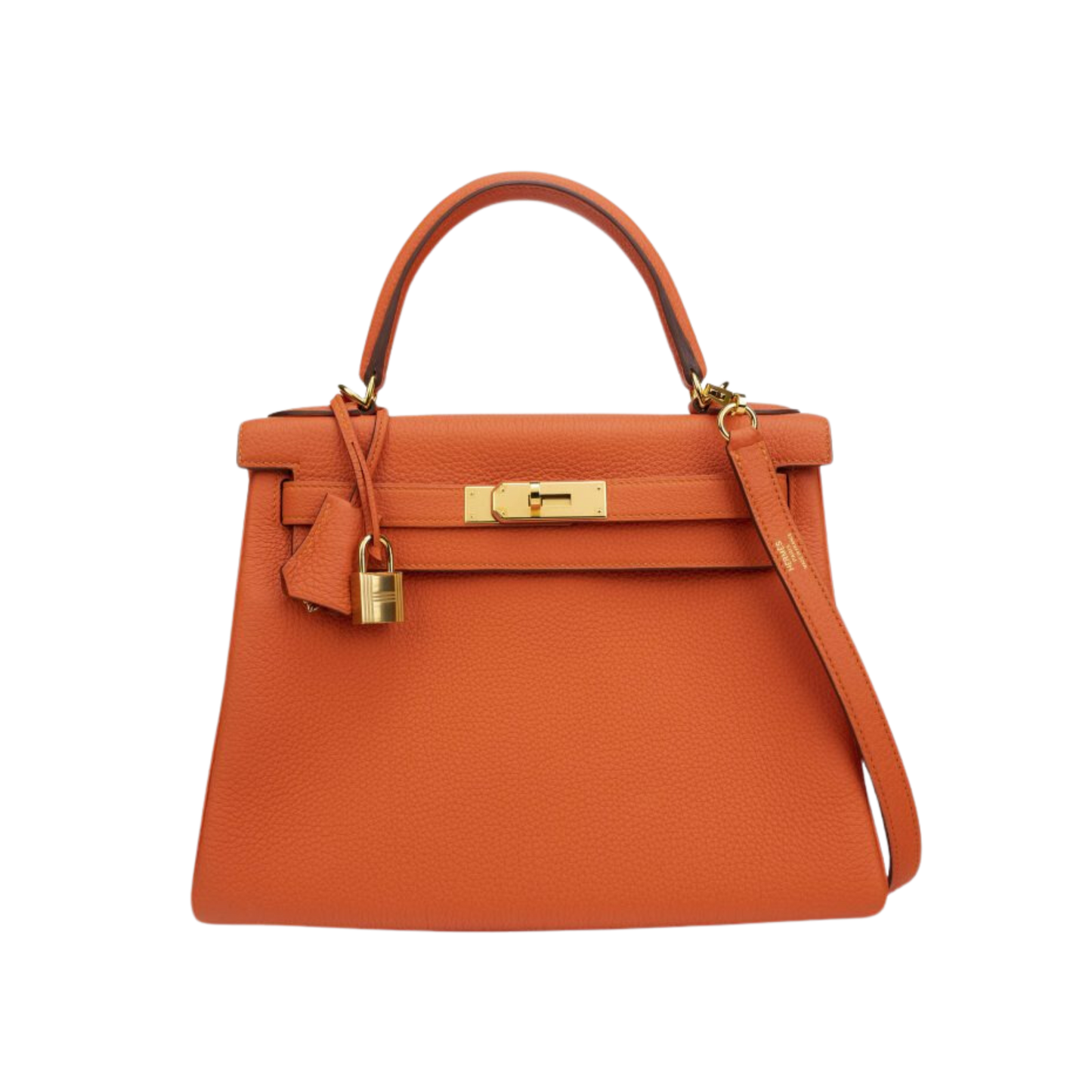 Hermes Kelly 28 Feu Togo Leather
