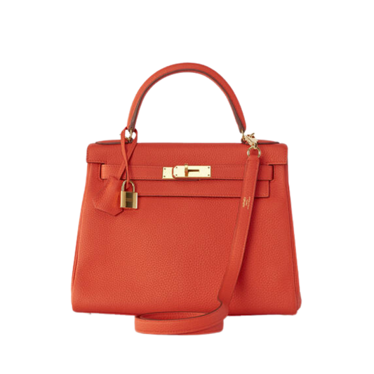 Hermes Kelly 28 Capucine Togo Leather