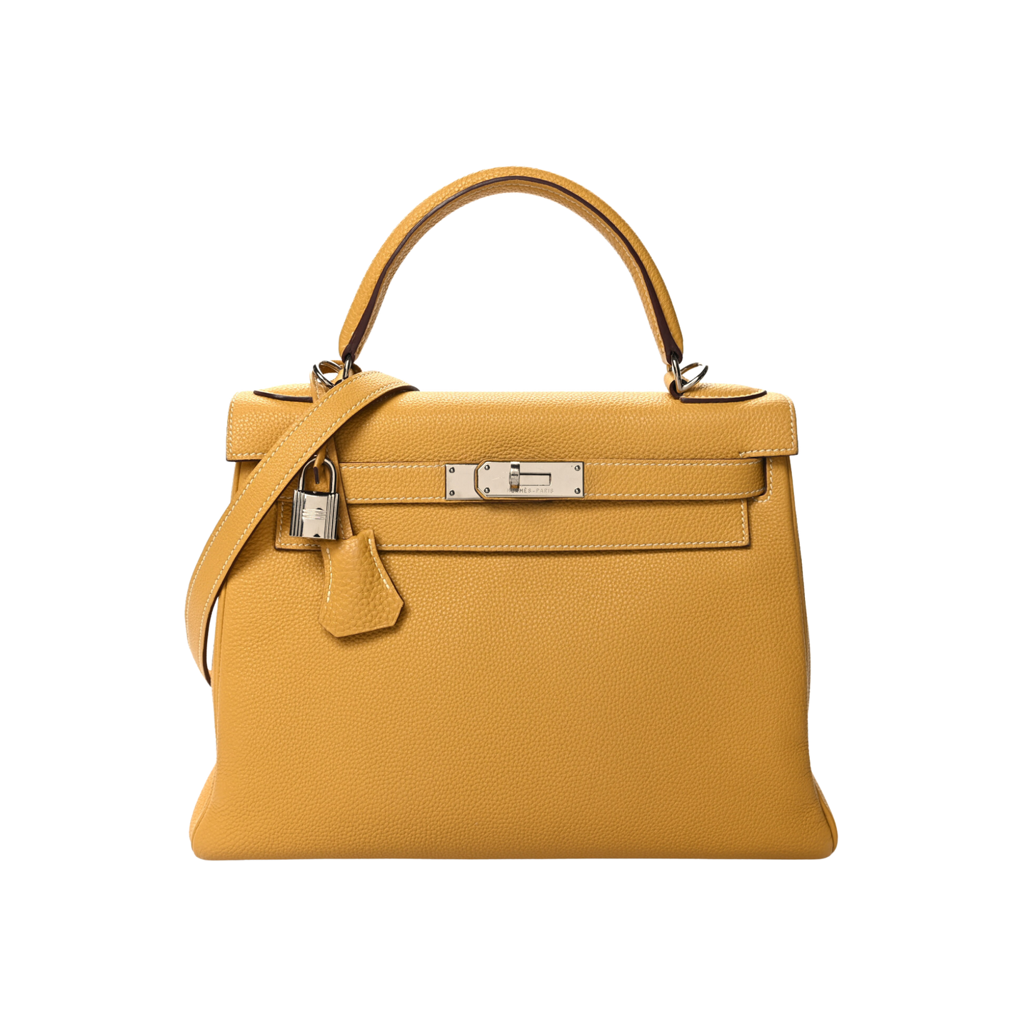Hermes Kelly 28 Curry Togo Leather