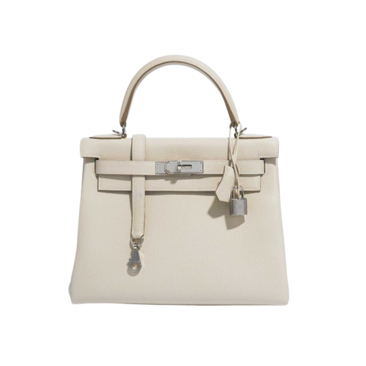 Hermes Kelly 28 Craie Togo Leather