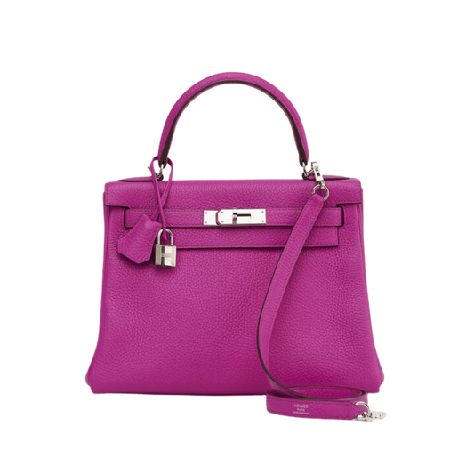 Hermes Kelly 28 Magnolia Togo Leather