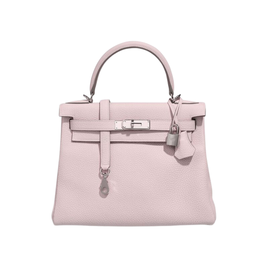 Hermes Kelly 28 Mauve Pale Togo Leather