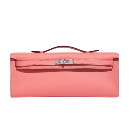 Hermes Kelly Cut Rose d'Ete Swift Leather