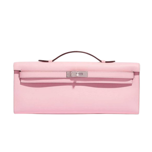 Hermes Kelly Cut Rose Sakura Swift Leather