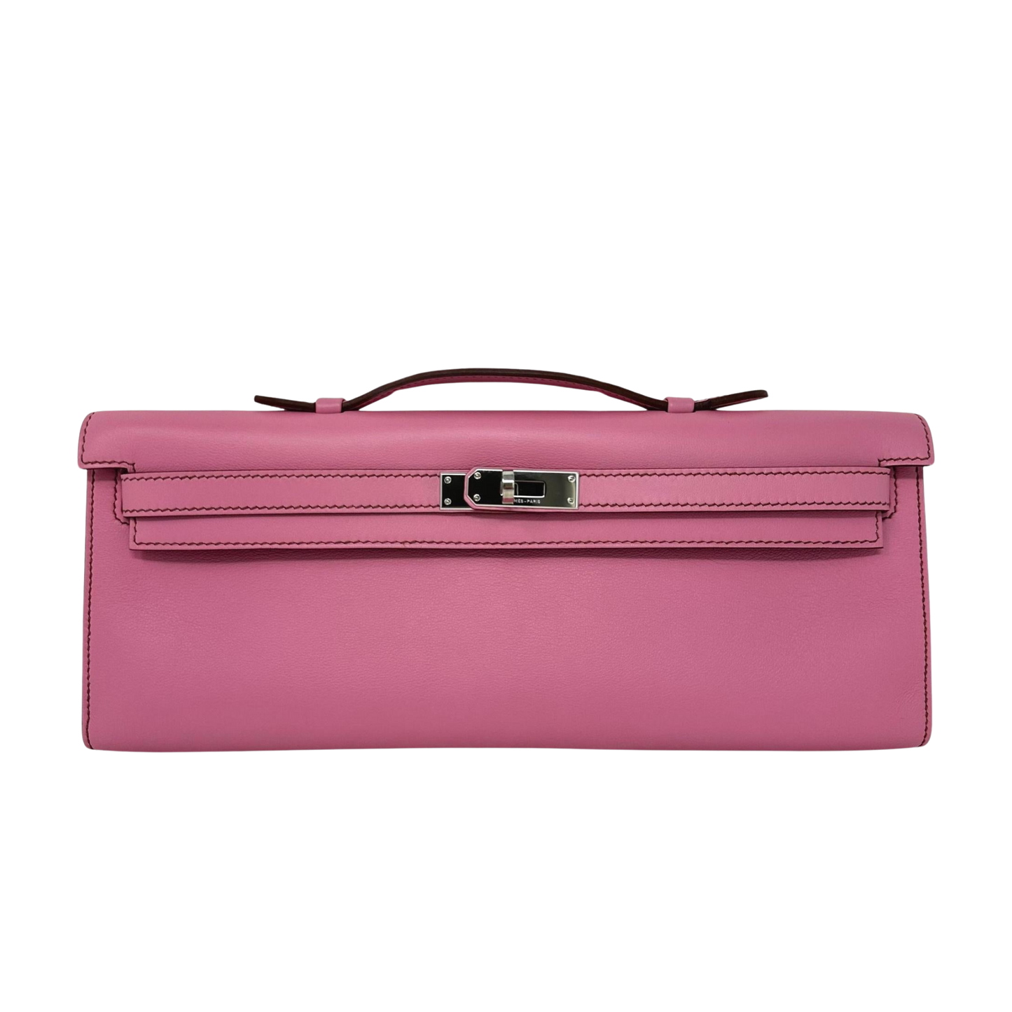 Hermes Kelly Cut Bubblegum 5P Swift Leather