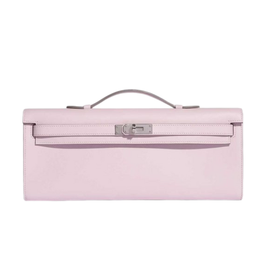 Hermes Kelly Cut Mauve Pale Swift Leather