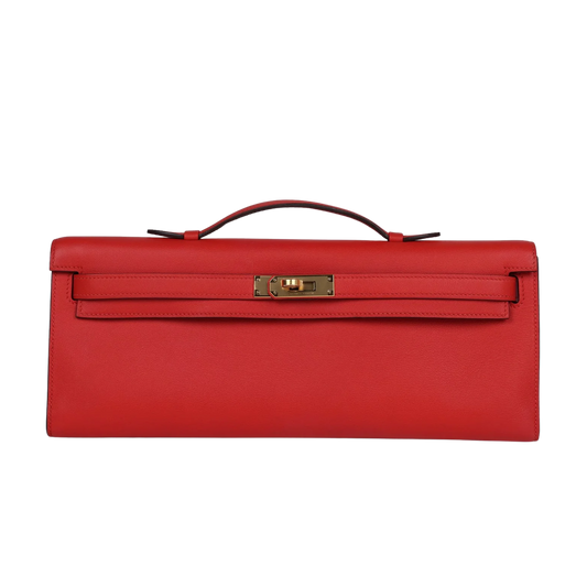 Hermes Kelly Cut Rouge Tomate Swift Leather