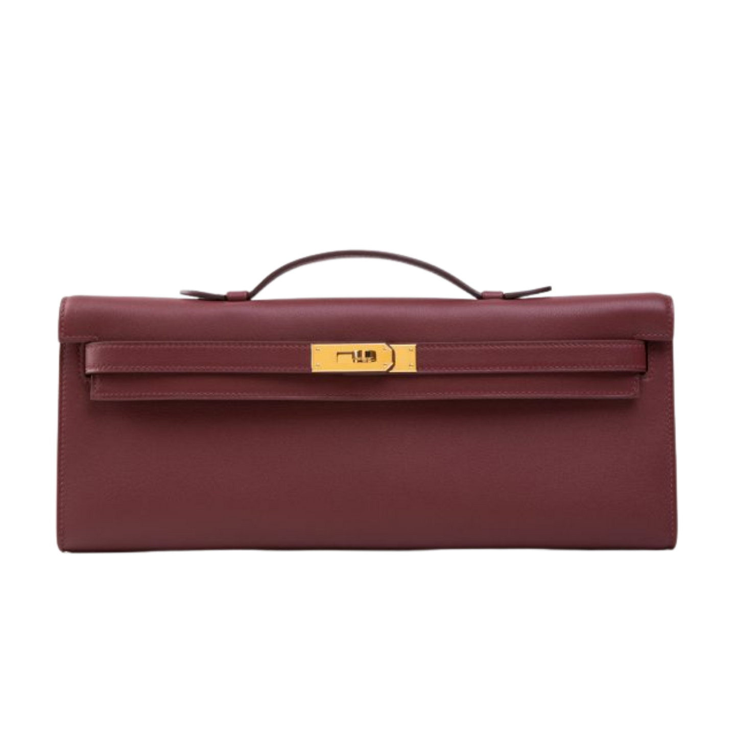 Hermes Kelly Cut Rouge H Swift Leather