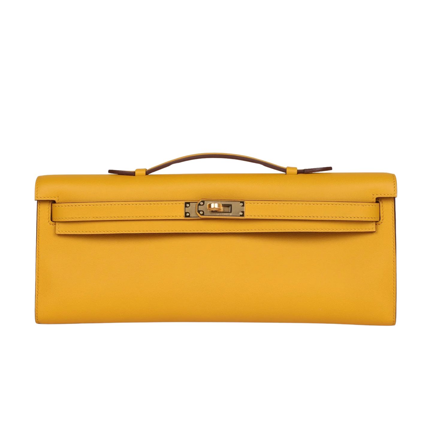 Hermes Kelly Cut Jaune Ambre Swift Leather