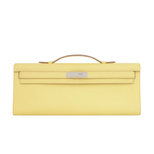 Hermes Kelly Cut Jaune Poussin Swift Leather