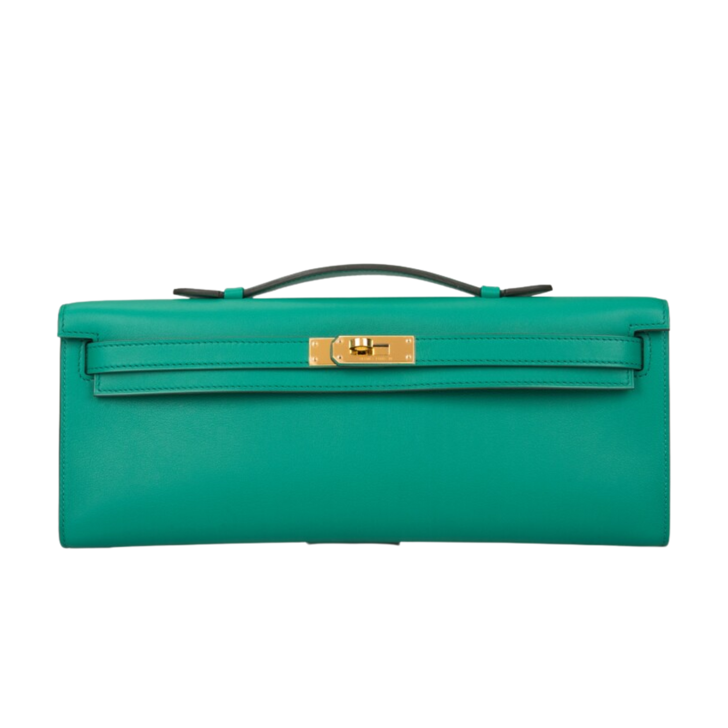 Hermes Kelly Cut Vert Vertigo Swift Leather