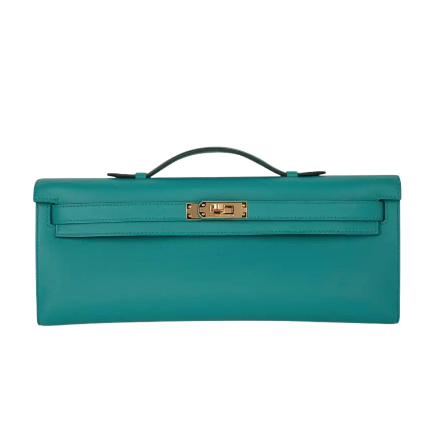 Hermes Kelly Cut Vert Verone Swift Leather