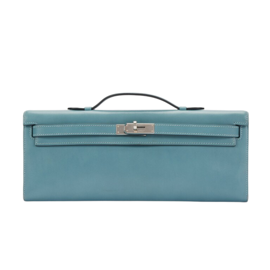 Hermes Kelly Cut Ciel Swift Leather