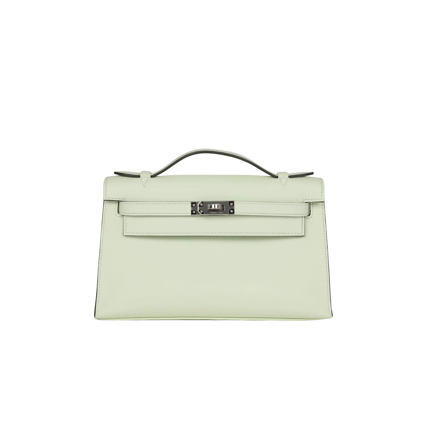 Hermes Kelly Pochette Vert Fizz Swift Leather