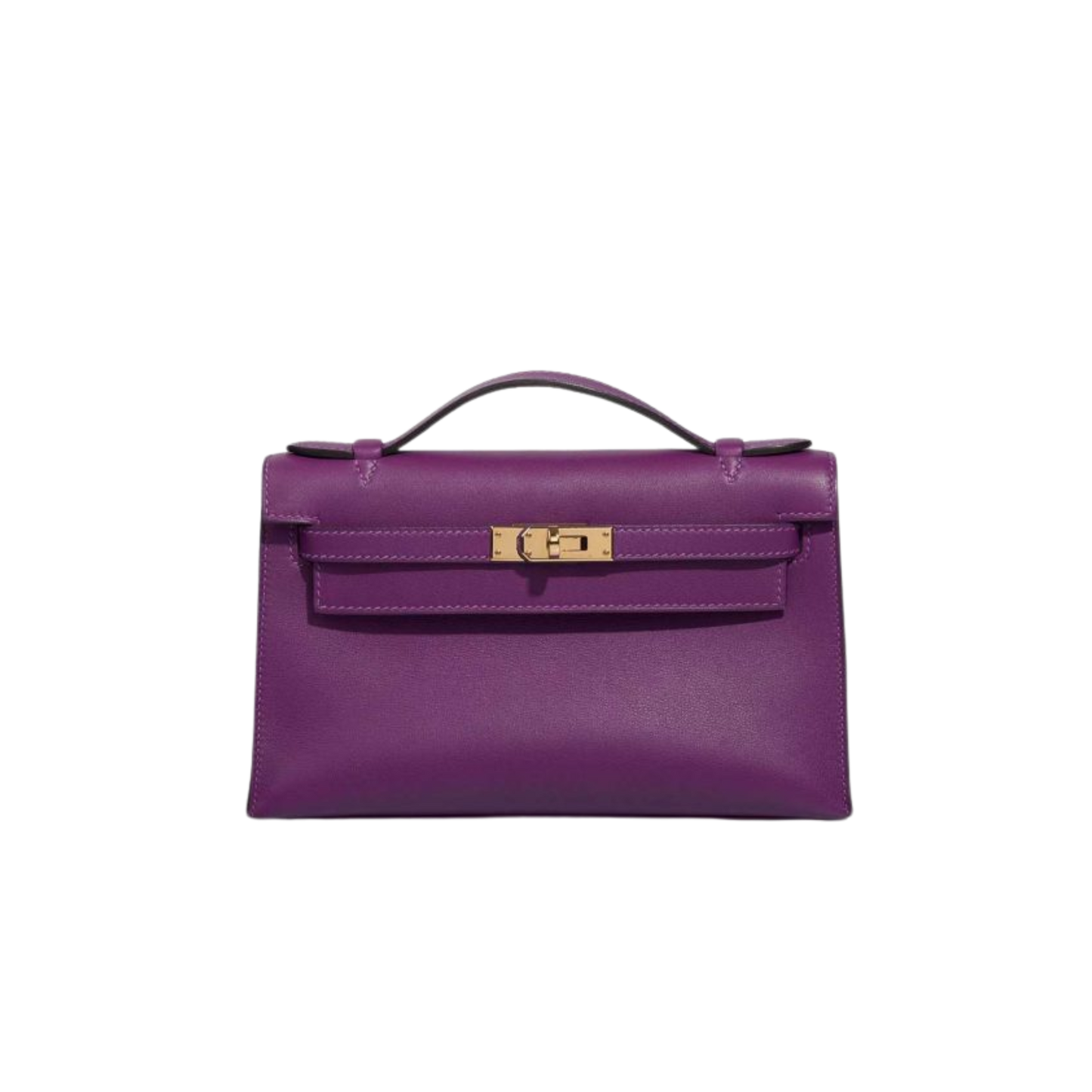 Hermes Kelly Pochette Anemone Swift Leather