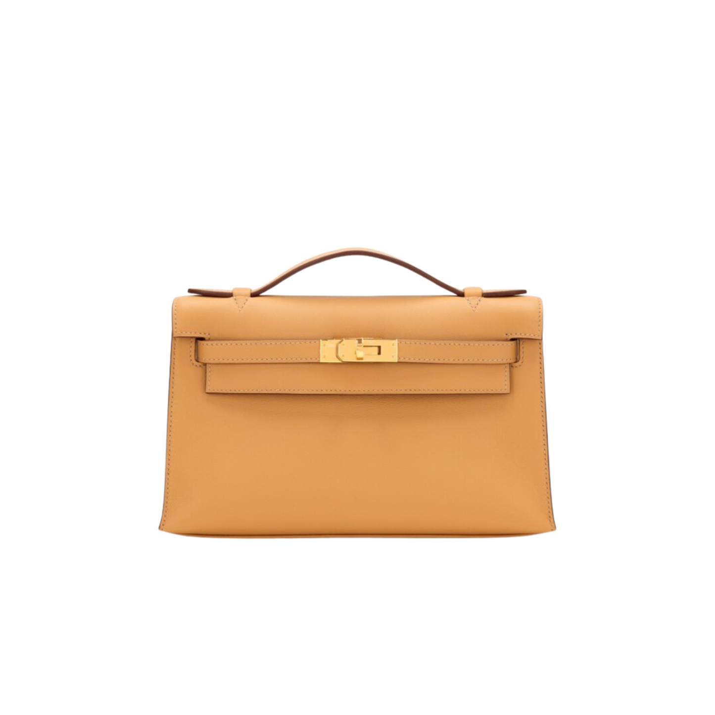 Hermes Kelly Pochette Biscuit Swift Leather