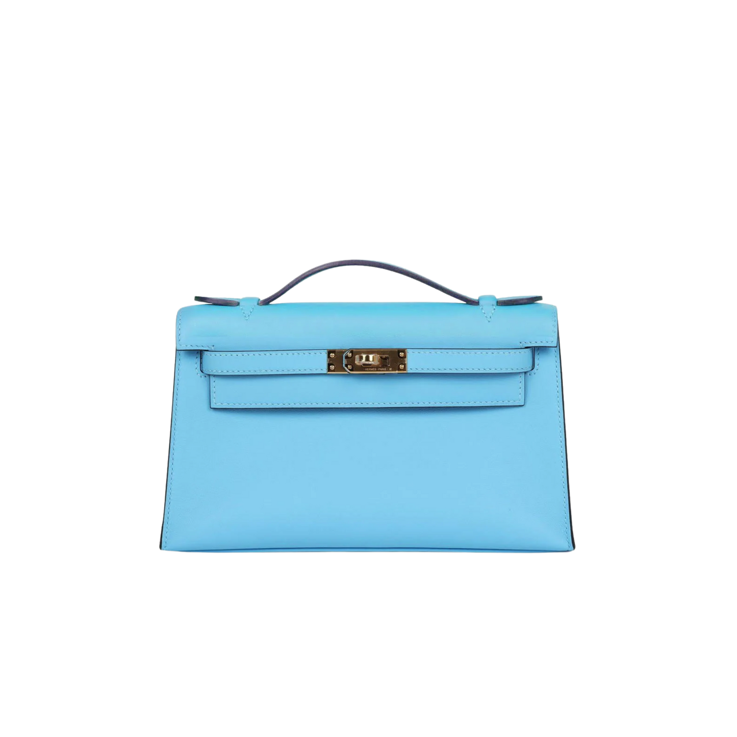 Hermes Kelly Pochette Celeste Swift Leather