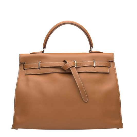 Hermes Kelly Flat Gold Swift Leather