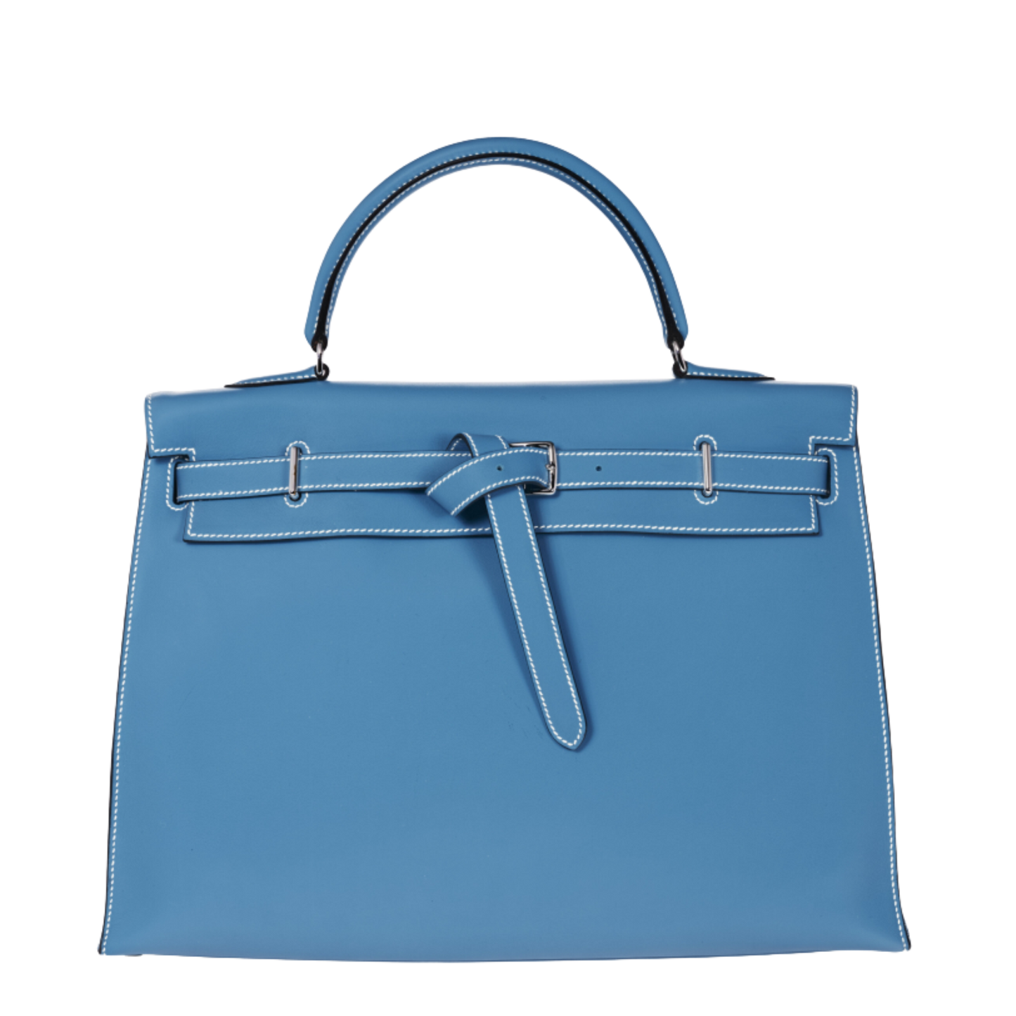 Hermes Kelly Flat Bleu Jean Swift Leather