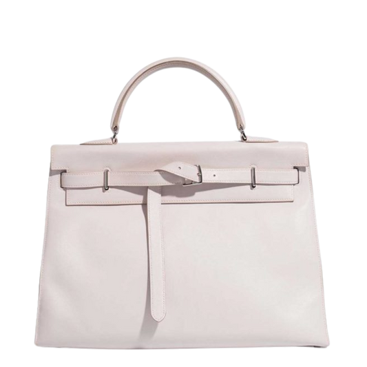Hermes Kelly Flat Rose Dragee Swift Leather