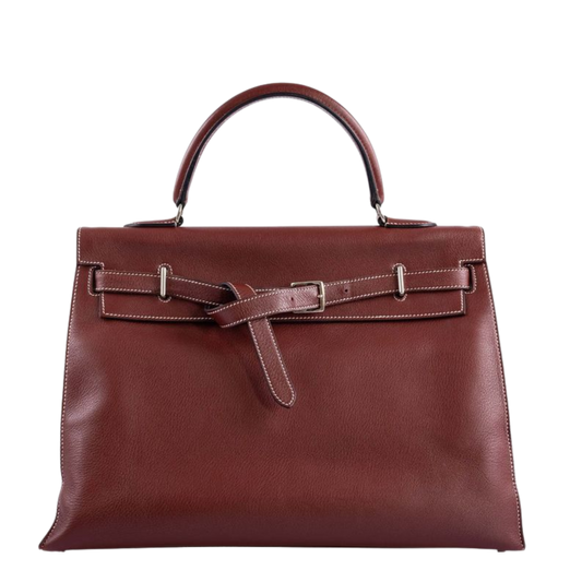 Hermes Kelly Flat Rouge H Swift Leather
