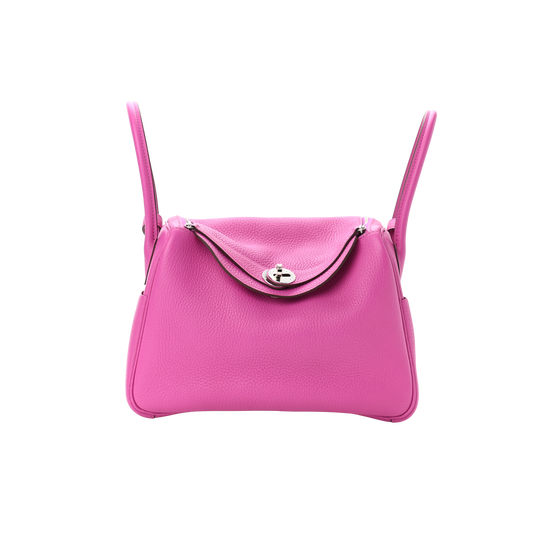 Hermes Lindy 26 Magnolia Clemence Leather