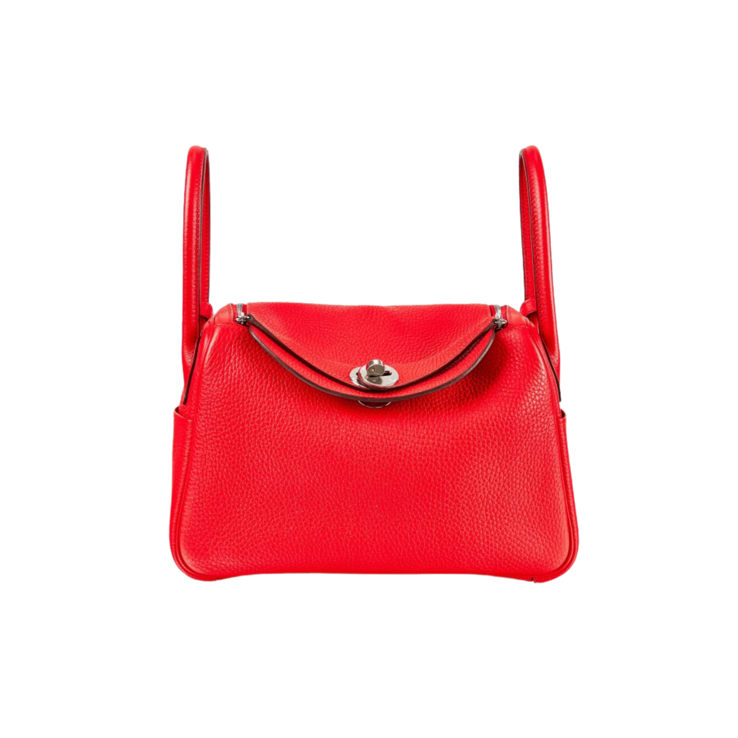 Hermes Lindy 26 Rouge de Coeur Clemence Leather